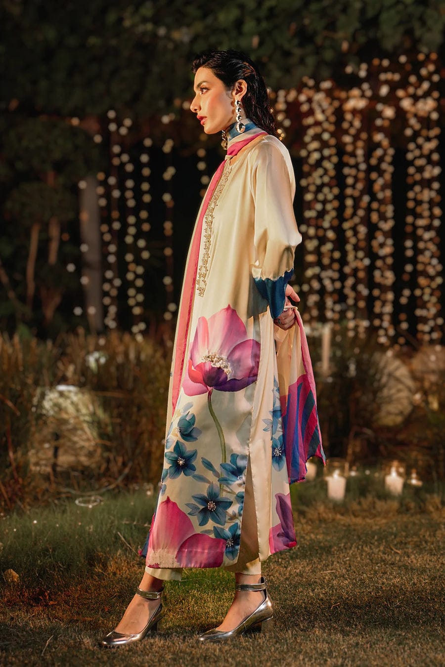 Lulusar Silk Multi Hand Work New Arrival Party Wear Collection SC 1110