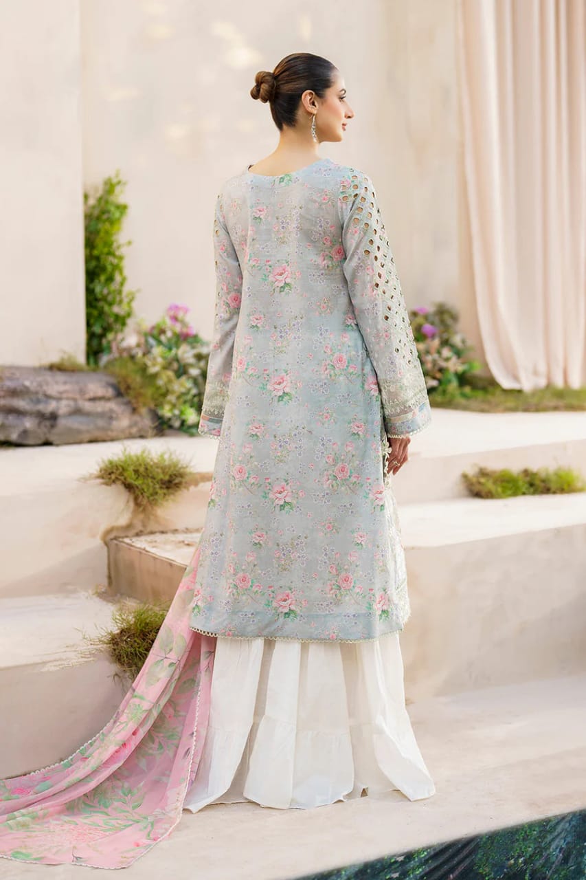 Iznik Festive Lawn Embroidery Dress 3pc Unstitched SC-1304