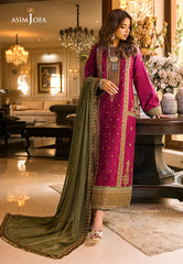 ASIM JOFA MAAHRU & NOORIE CHIFFON 4 PC SC 1022