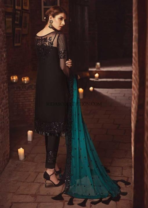 SERENE PREMIUM AURORA BOREALIS SEMI PURE CHIFFON SC 1230