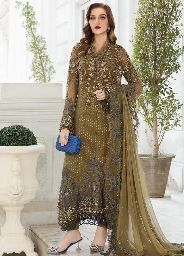 Maria B Formal Collection Chiffon Fabric New Arrival SC 1153