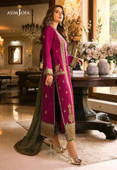 ASIM JOFA MAAHRU & NOORIE CHIFFON 4 PC SC 1022