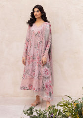 Iznik Pink Pure Lawn Print & Embroidery Collection 3pc