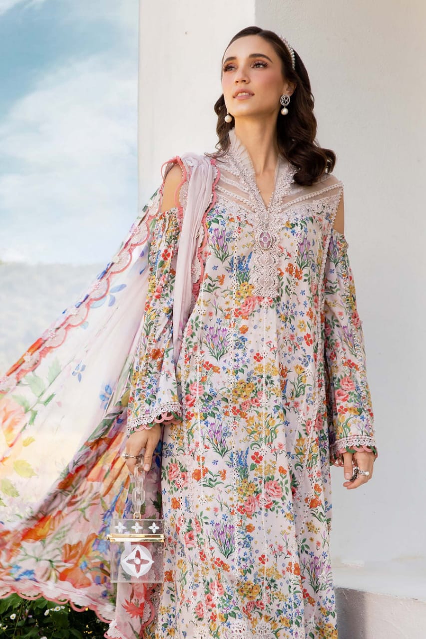 Maria B Skin Multi Lawn Embroidery 3pc Unstitched SC-1284