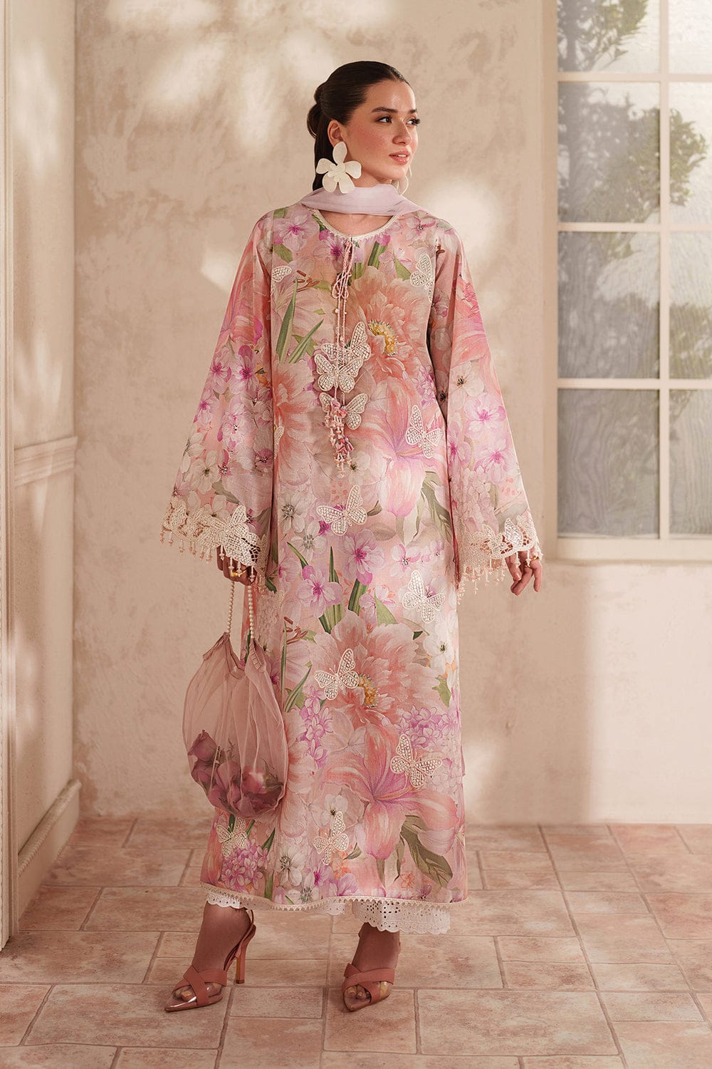 Baroque UF-4412 Multi Luxury Lawn Printed Embroidery 3 picec Unstitched