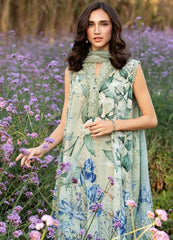 Maria B Light Green Lawn Embroidery 3pc Unstitched SC-1285