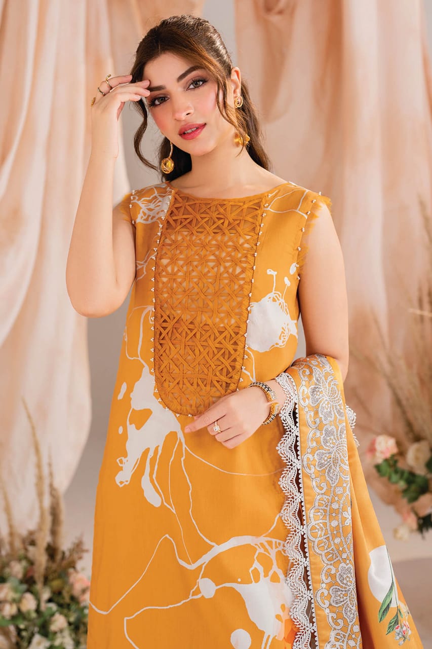 Asifa Nabeel Solstice-MW-08 Lawn Emb 3pc Unstitched SC-1289
