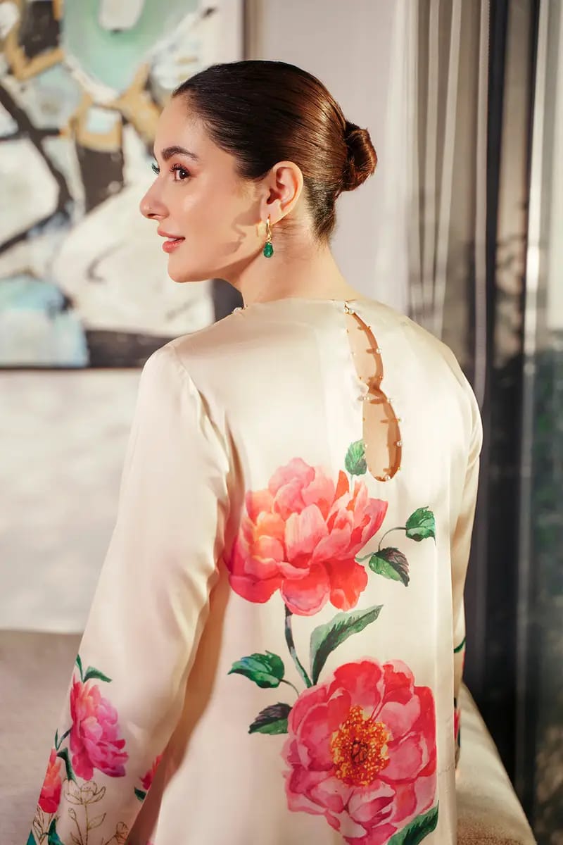Lulusar Silk Hania Amir Wear Hand Work New Arrival Party Wear Collection SC 1109