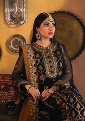 Asim Jofa New Arrival Black Chiffon Collection 3pc SC 1024