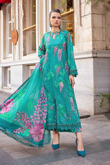 Maria B See Green Chikankari Lawn New Arrival 3pc Unstitched Dress SC-1252