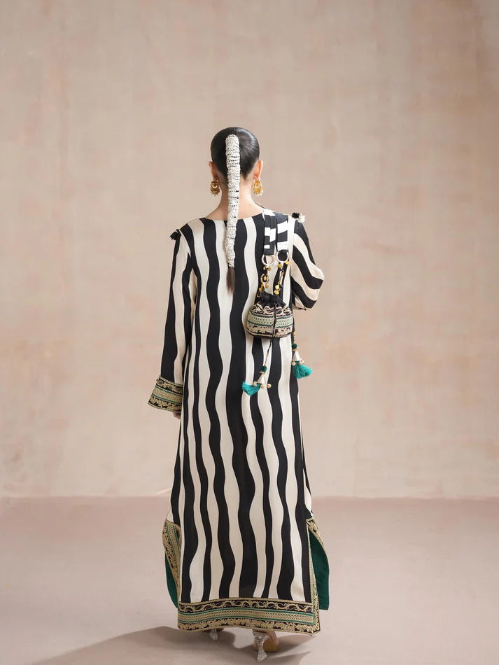 Amara & Sara Luxury Silk Embroidered 3piece Unstitched