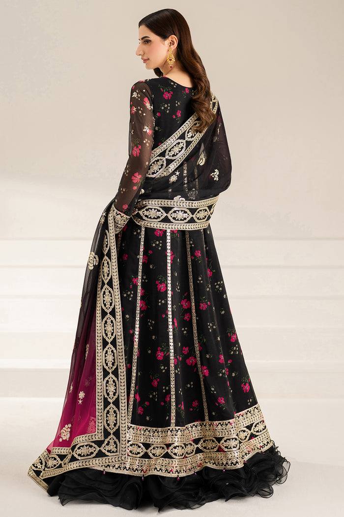 Farasha Fiorella Night Luxury Lawn Embroidery 3Picec Unstitched