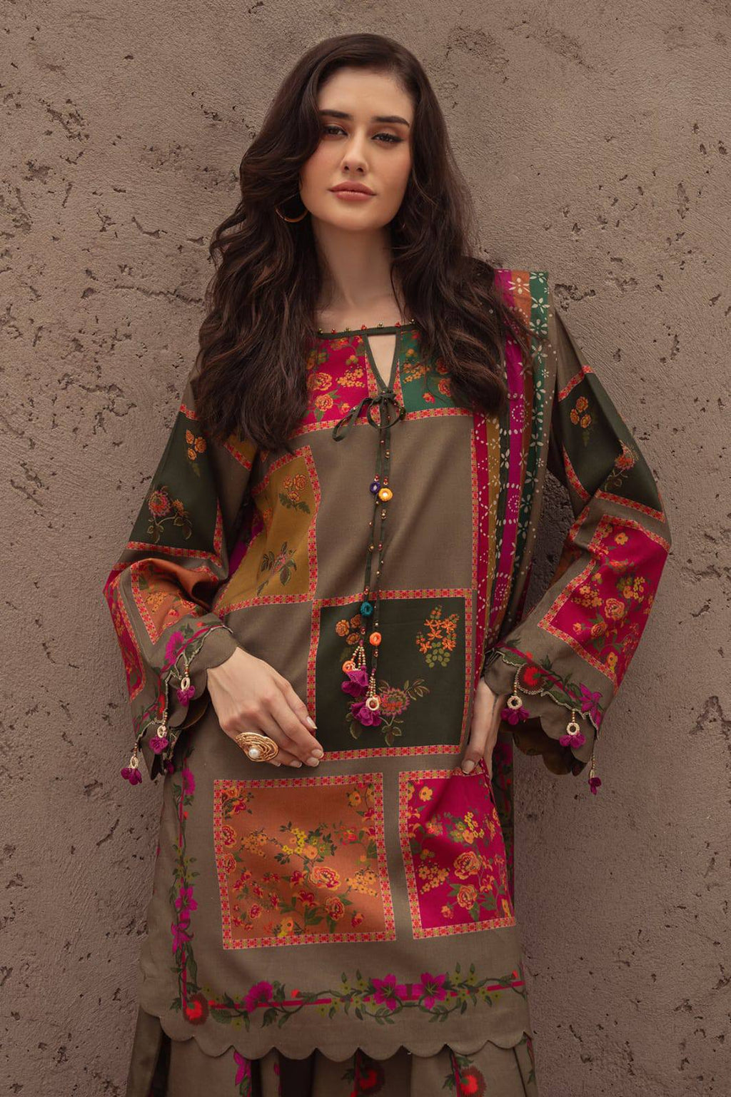 Charizma Digital Printed Lawn Embroidery 3piece Unstitched