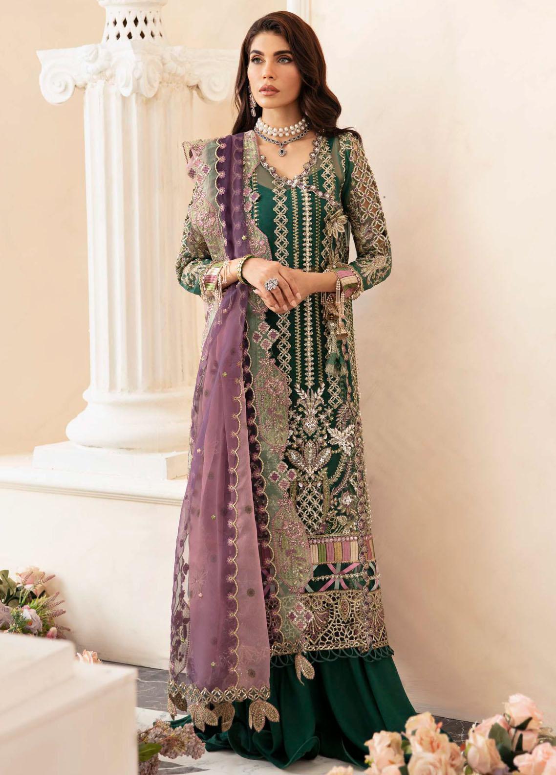 Elaf Luxury Handwork Heavy Embroidered Organza SC 1079