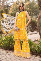 Maria B M.print Yellow New Arrival Embroidery 3pc