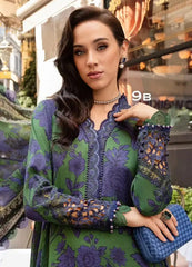 Maria B Green & Blue New Arrival Lawn Embroidery Collection