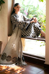 Baroque Skin Dot Pure Lawn Printed Embroidery Unstitched 3pc Dress SC-1253