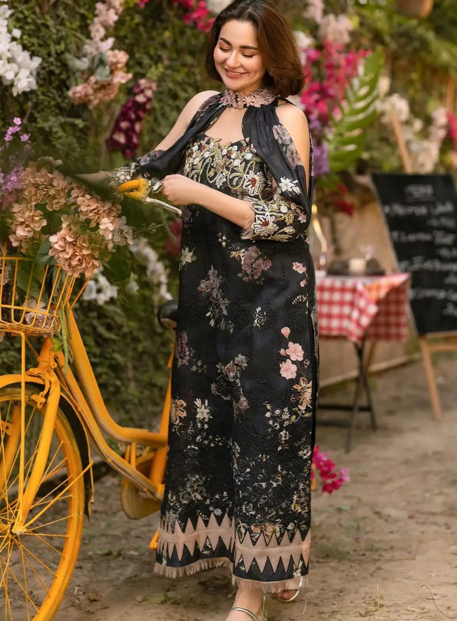 Asifa Nabeel GKL-02 Lawn Emb Chikankari 3pc Unstitched SC-1290