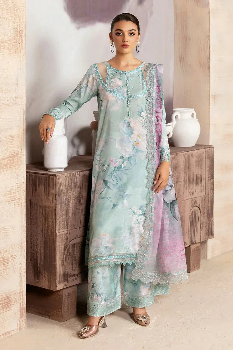Ramsha Green New Arrival Emb 3pc Unstitched SC-1300