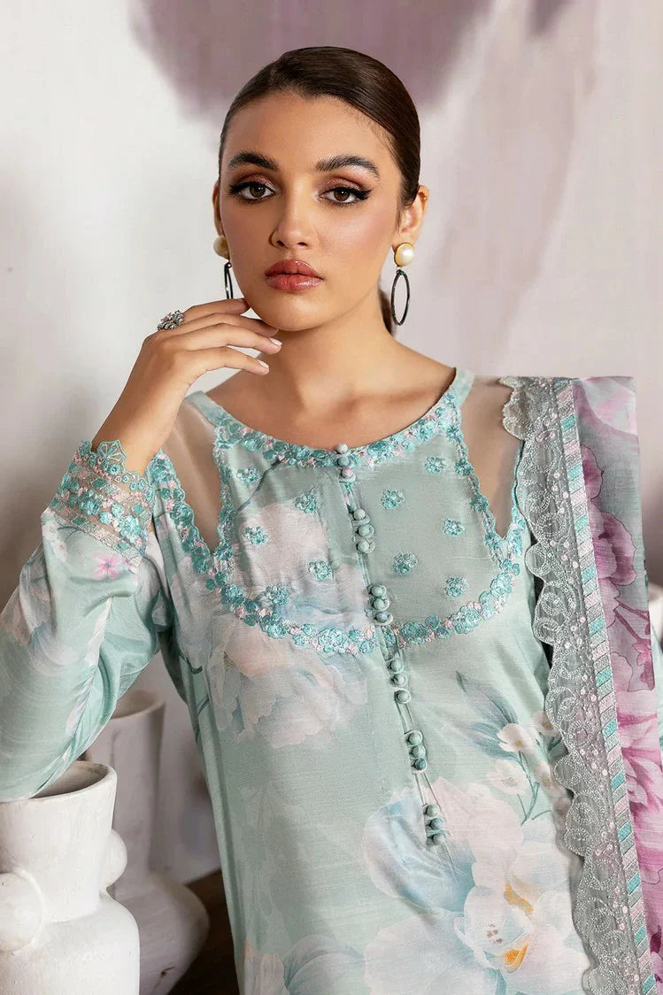 Ramsha Green New Arrival Emb 3pc Unstitched SC-1300