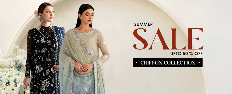 Buy Best Chiffon Dresses Online in Pakistan at Shiss Collection