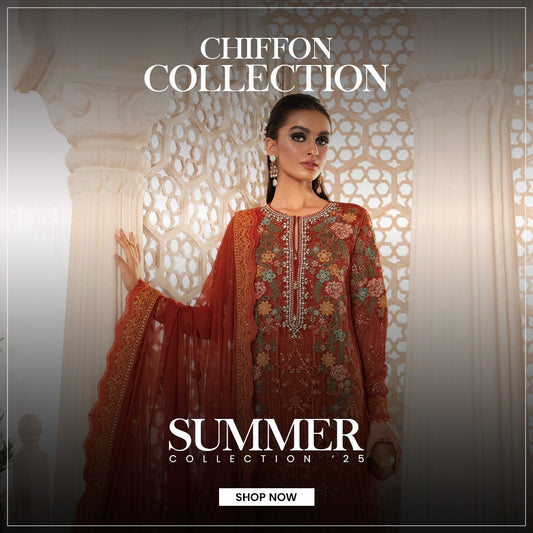 Buy chiffon dresses for women in Pakistan at Shiss Collection