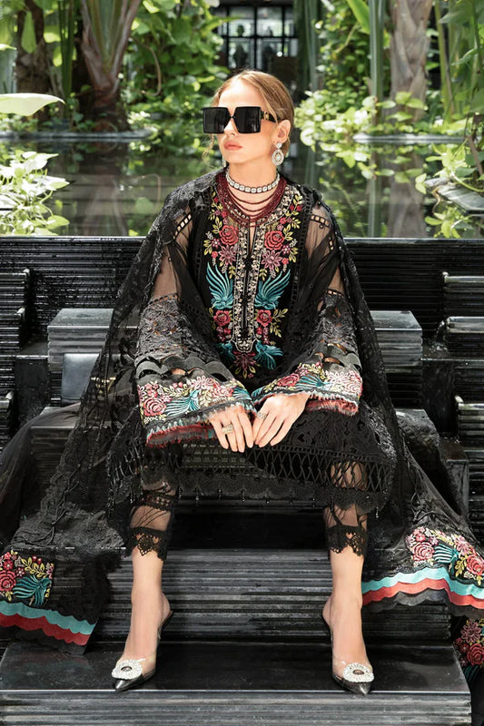 MARIA B Embroidered ready to wear dupatta 3 Piece Unstitched Suit