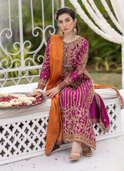 F.T.A FORMAL COLLECTION CHIFFON NAHD WORK 3PC