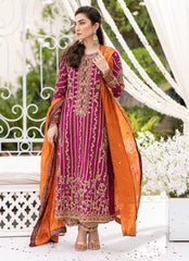 F.T.A FORMAL COLLECTION CHIFFON NAHD WORK 3PC