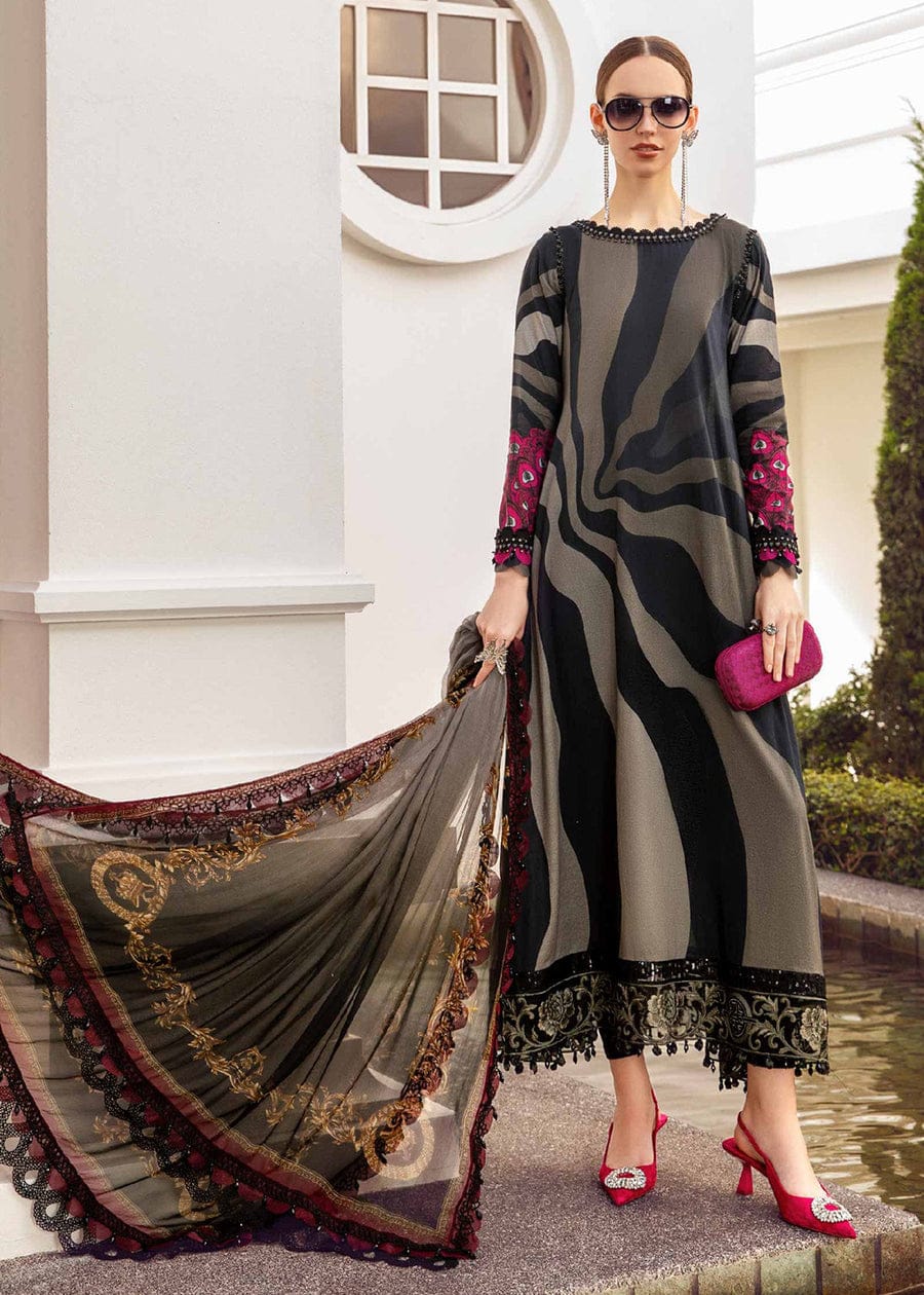 MARIA B Marbal & Gery Pure Lawn dress - No: SC 1170  - Shiss collection