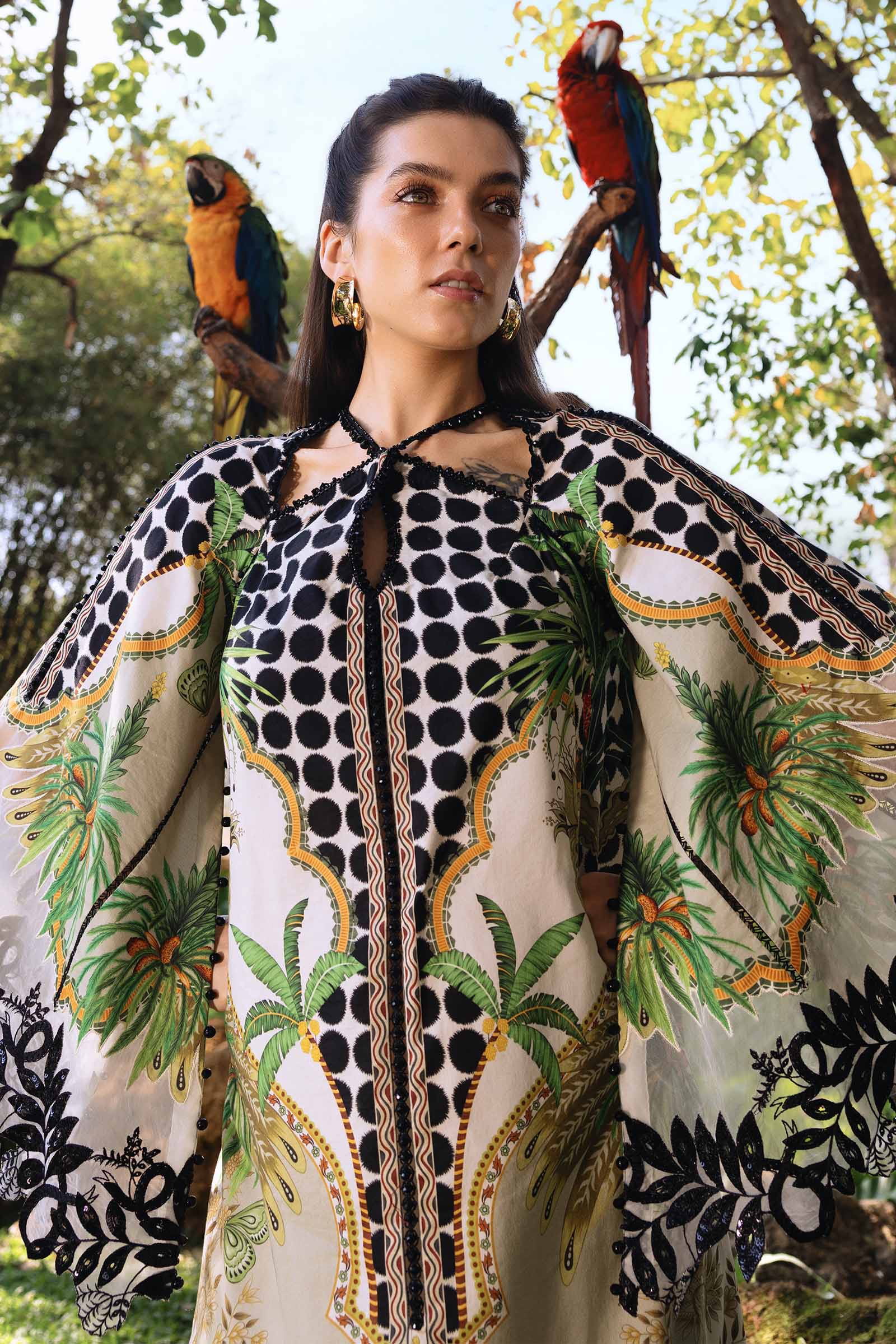 Maria B.Mprint 5-A Black Lawn Summer'26 Embroidered 3Piece Unstitched