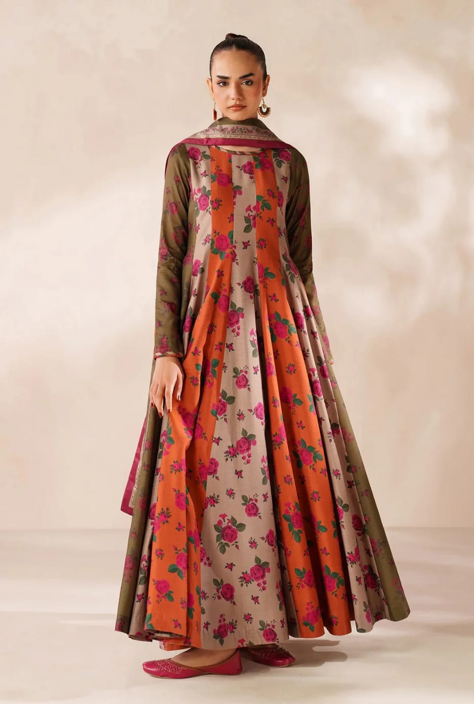 Baroque Swiss Lawn Digital Printed 2-Piece Dress Unstitched