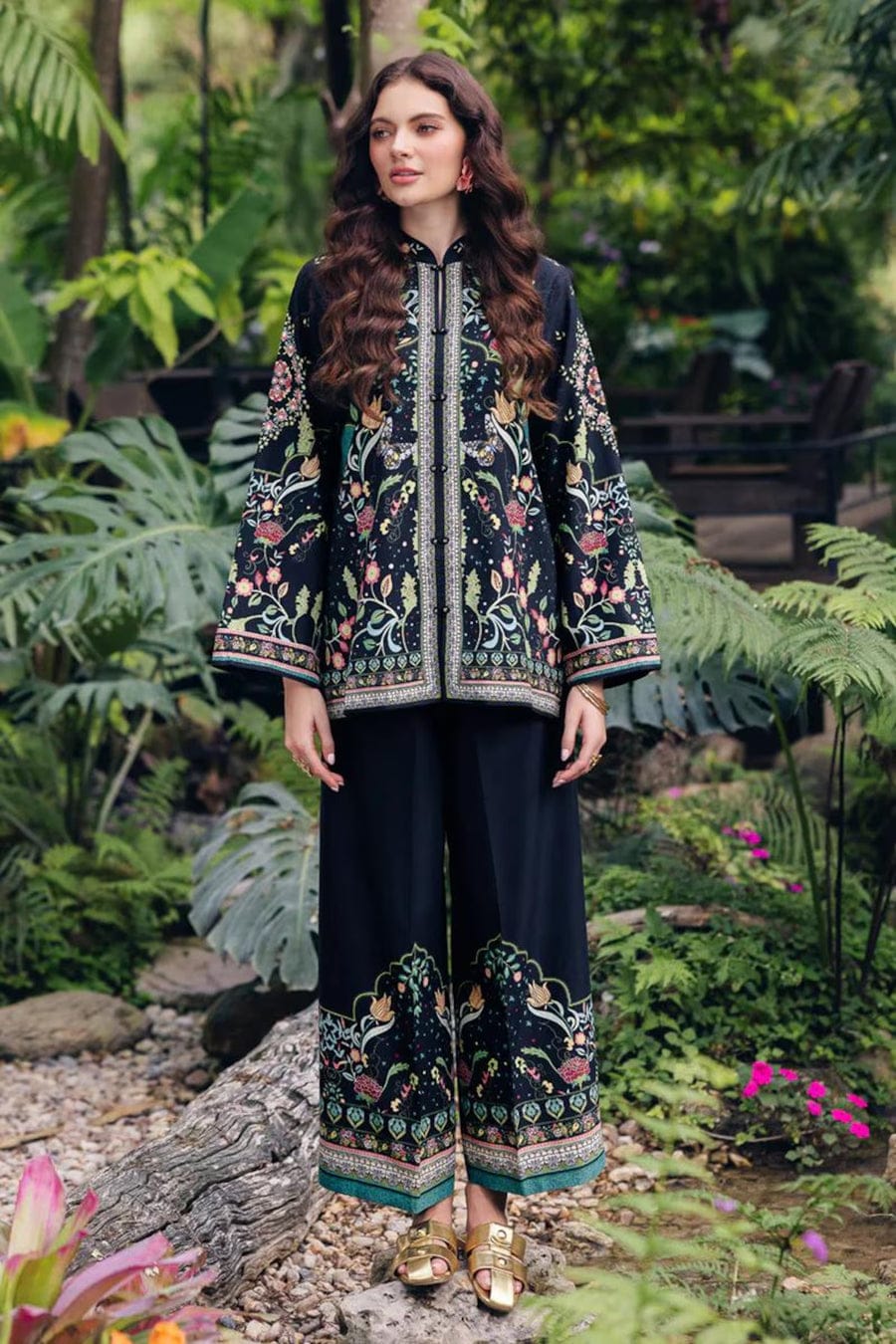 Qalamkar Swiss Lawn Digital Printed 2-Piece Dress Unstitched