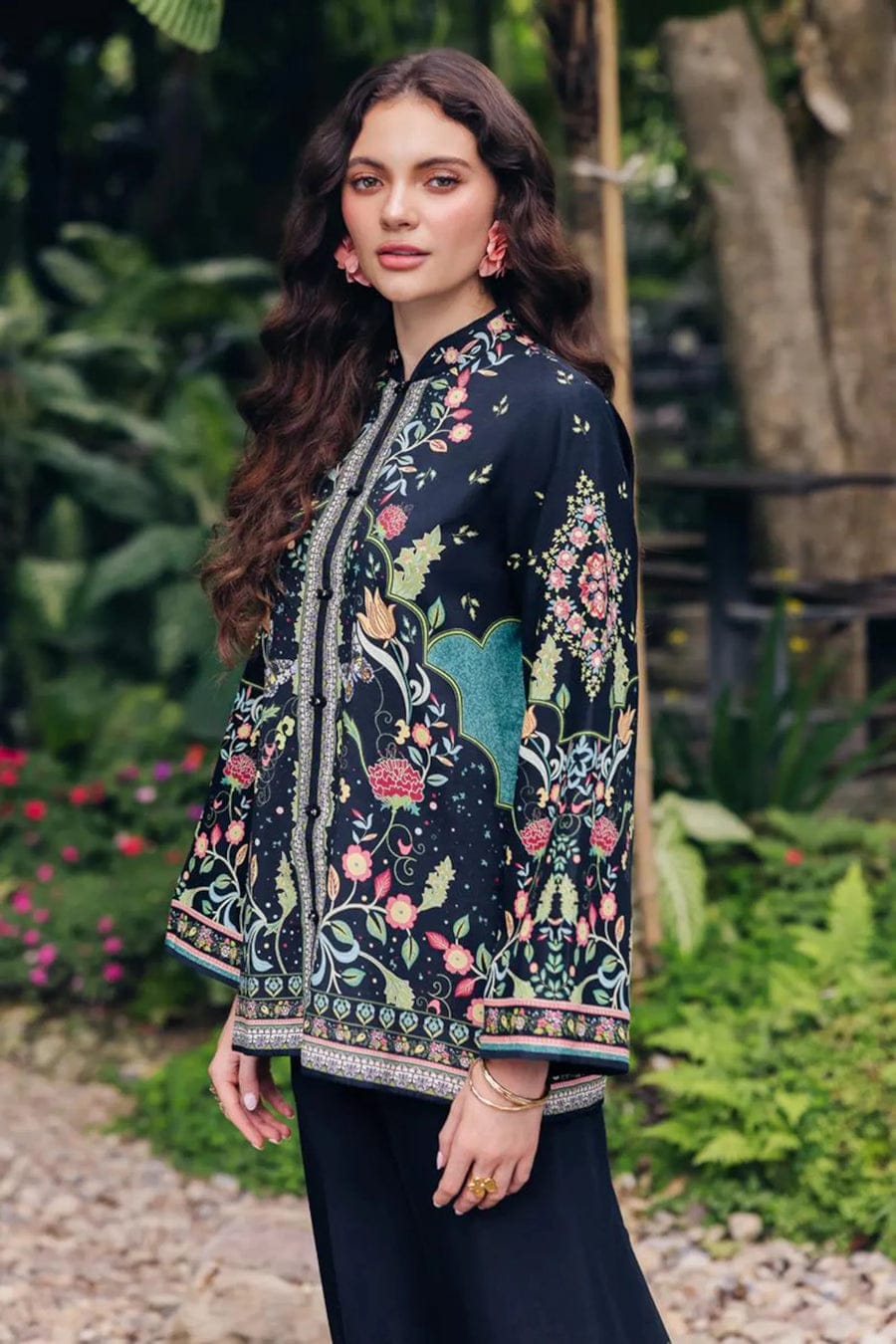 Qalamkar Swiss Lawn Digital Printed 2-Piece Dress Unstitched