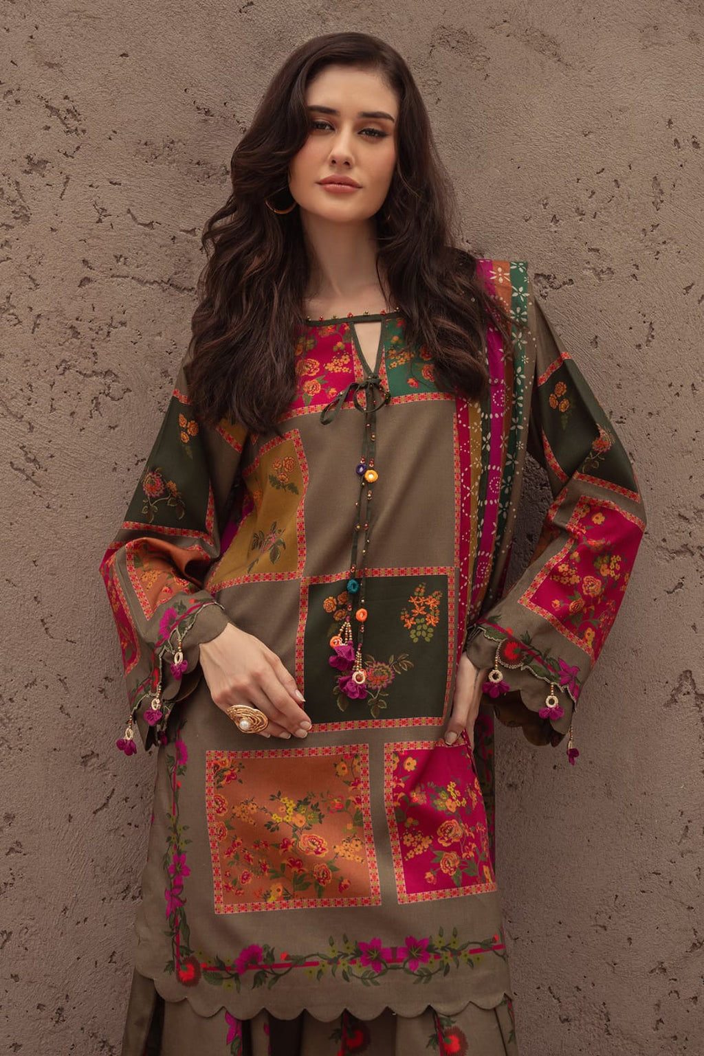 Charizma Swiss Lawn Digital Printed 2-Piece Dress Unstitched