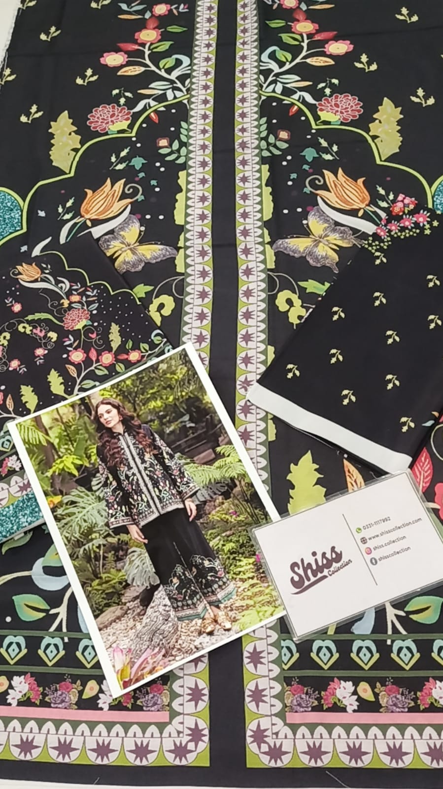Qalamkar Swiss Lawn Digital Printed 2-Piece Dress Unstitched