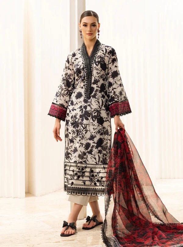 Zainab Chottani Lawn Dress  No:SC 1245 - Shiss collection