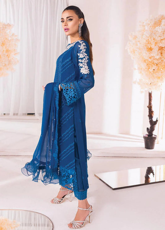 Azure Embroidered Suits Unstitched 4 Piece AZU23LE Luxury Collection