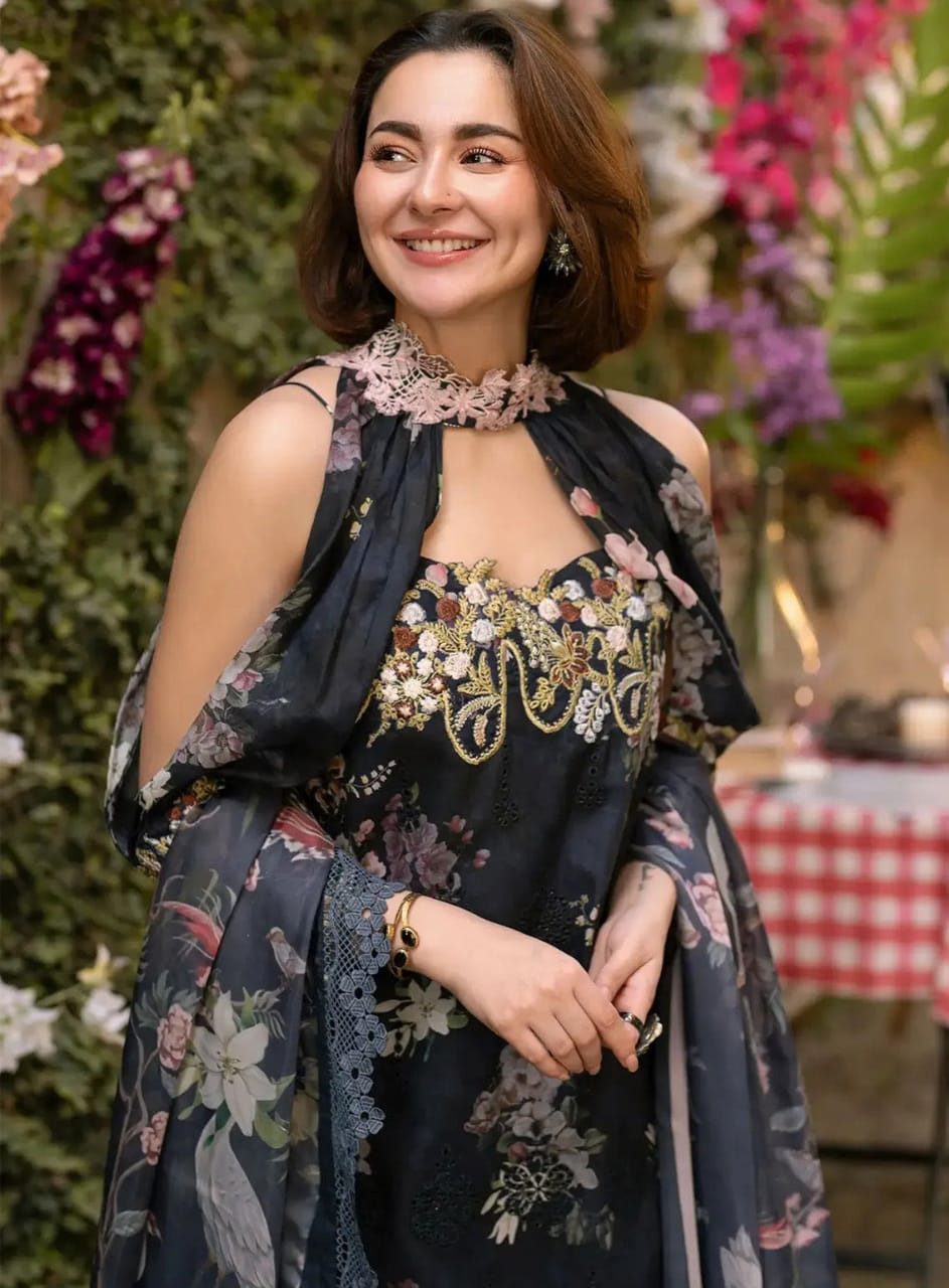 Asifa Nabeel GKL-02 Lawn Emb Chikankari 3pc Unstitched SC-1290