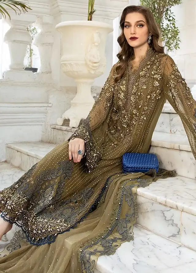 Maria B Formal Collection Chiffon Fabric New Arrival SC 1153
