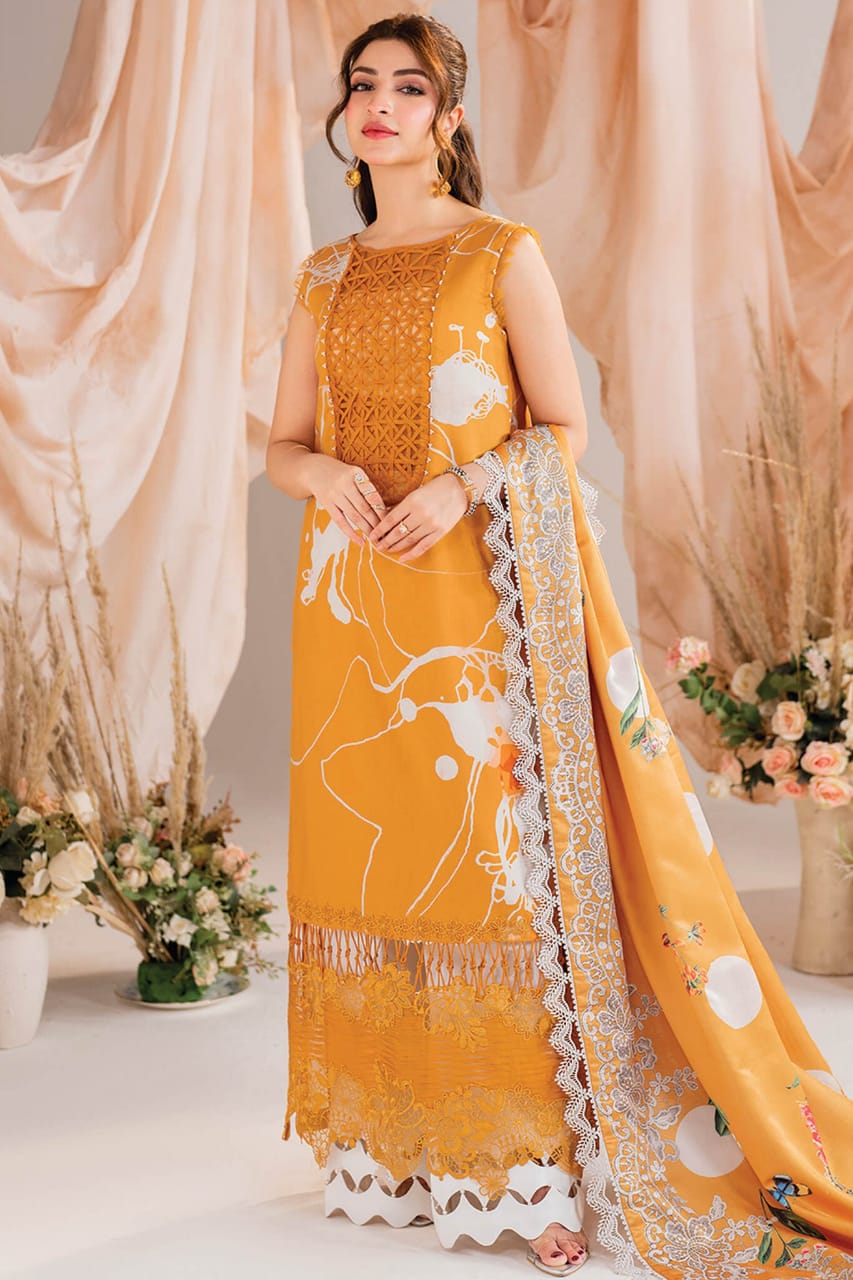 Asifa Nabeel Solstice-MW-08 Lawn Emb 3pc Unstitched SC-1289