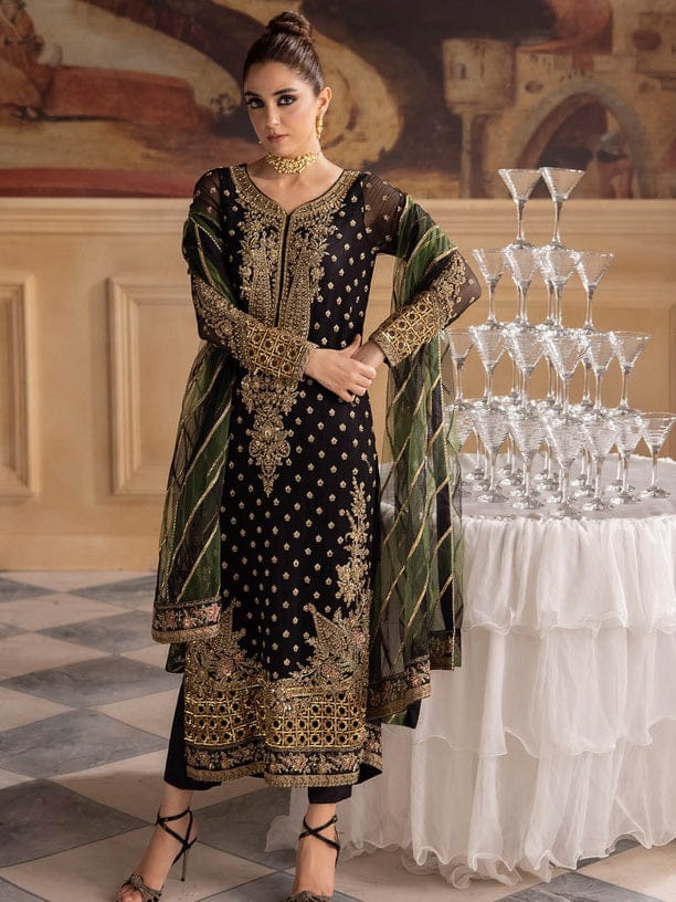 Charizma Formal Collection Chiffon Dress 3pc Dastaan D406 SC 1064