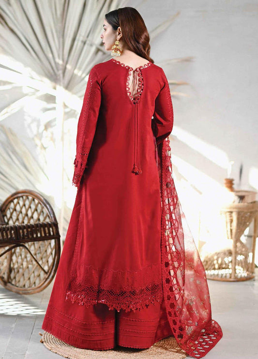 Qalamkar Embroidered Lawn Suits Chikankari