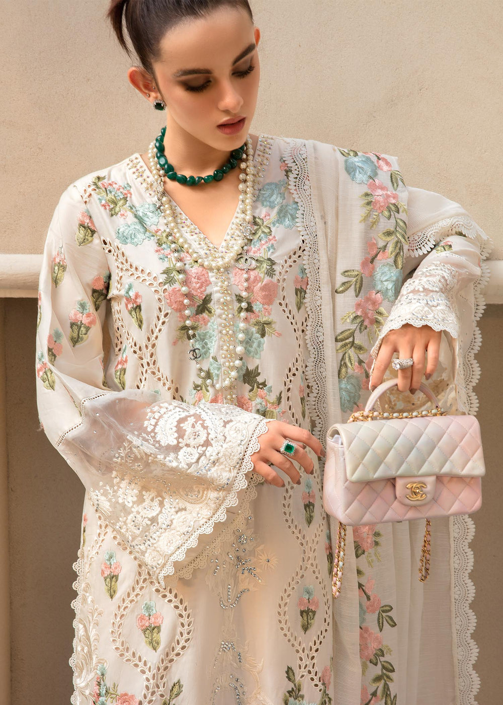 CRIMSON Lawn 3 Piece Unstitched Suit CSSL-MONSOON BLOOMS-22 SC 1069