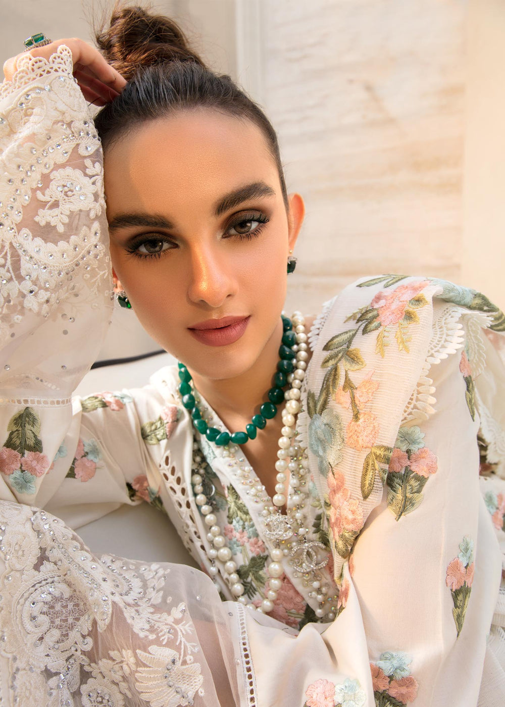 CRIMSON Lawn 3 Piece Unstitched Suit CSSL-MONSOON BLOOMS-22 SC 1069