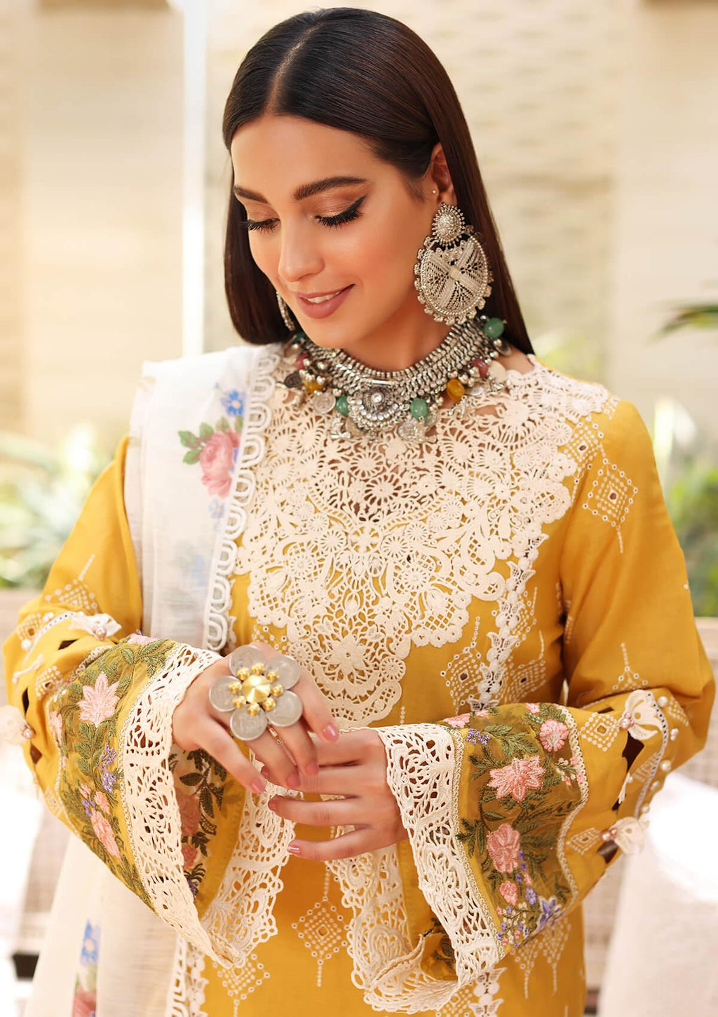 KML 06 ZAFFARAN  3 Piece Unstitched Suit SC 1101