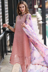 Noor By Saadia Assd D01-B 3 Piece Unstitched Suit   SC 1218