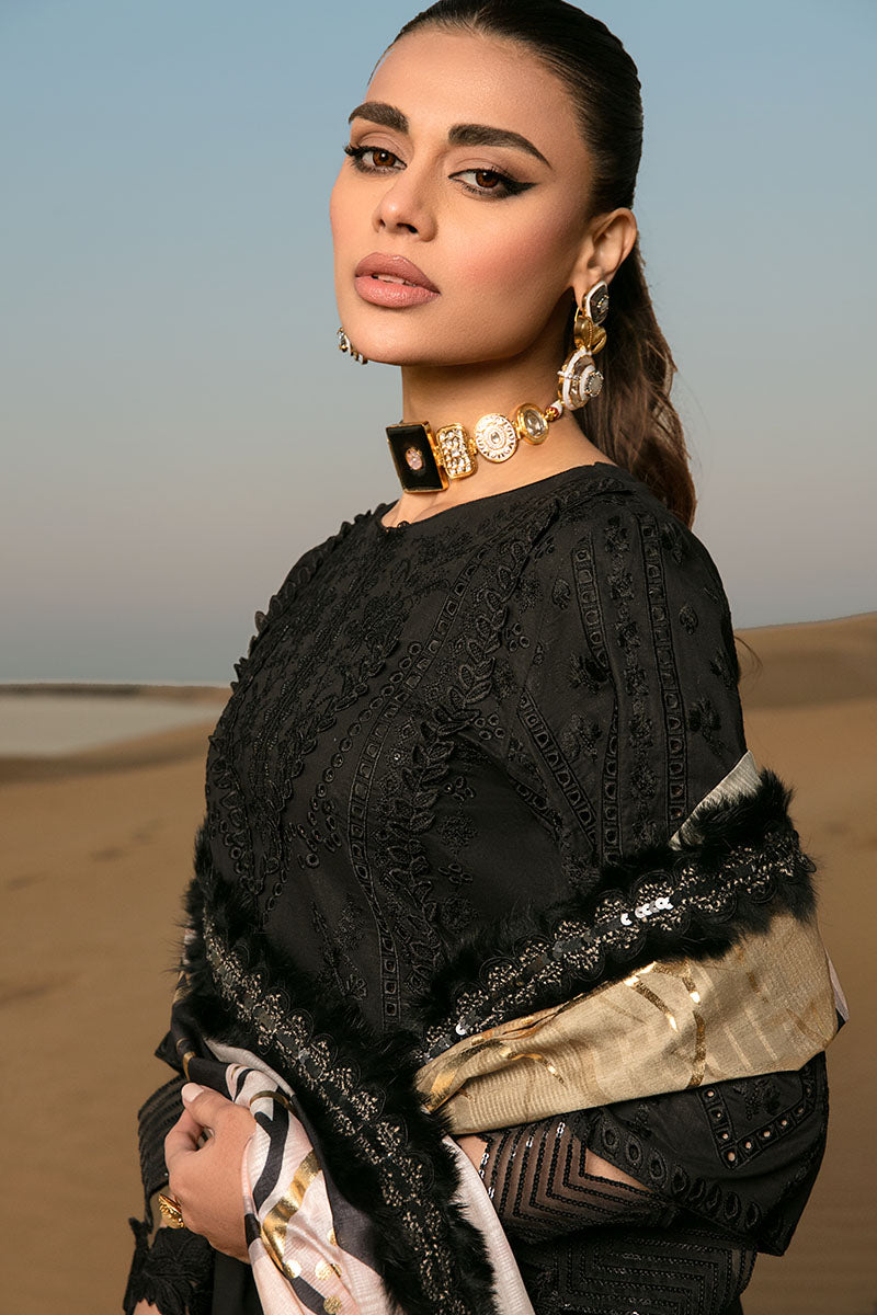 Rangrasiya Chikankari Collection Black SC 1225